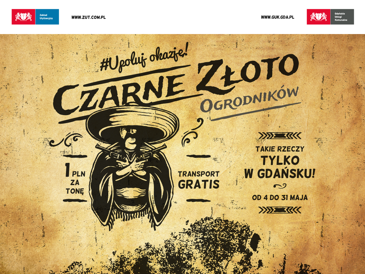 Czarne złoto ogrodników - kompost za 1 zł z transportem gratis!
