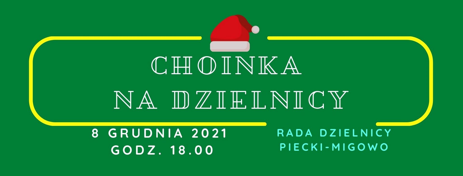 Choinka na dzielnicy Piecki-Migowo