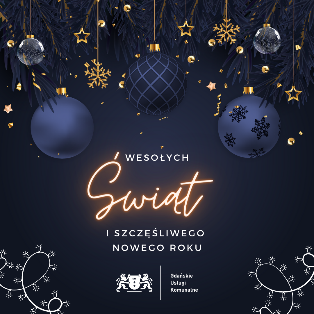 Wesołych Świąt i Nowego Roku pełnego pomyślności!