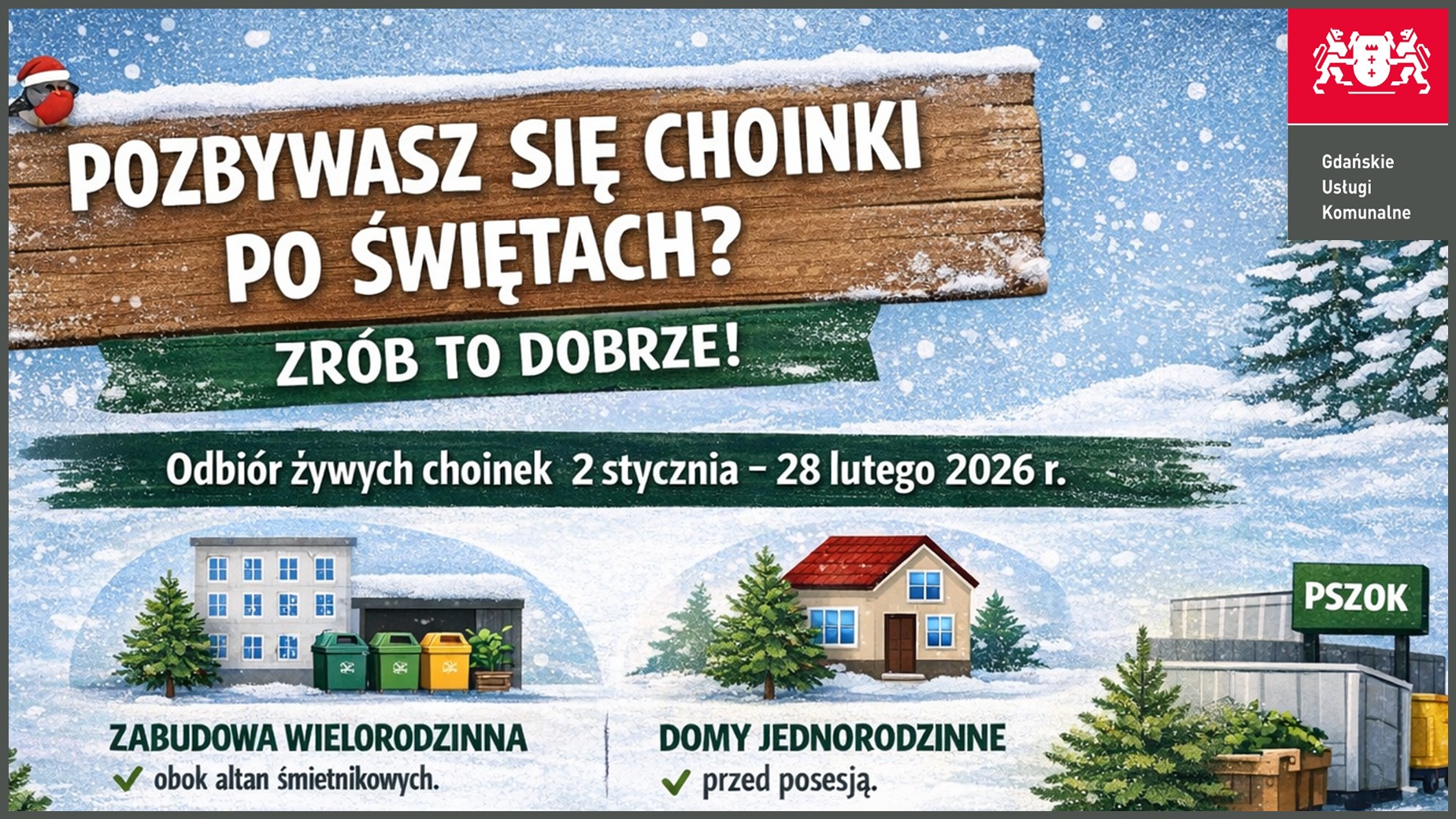 Pozbywasz się choinki po świętach?